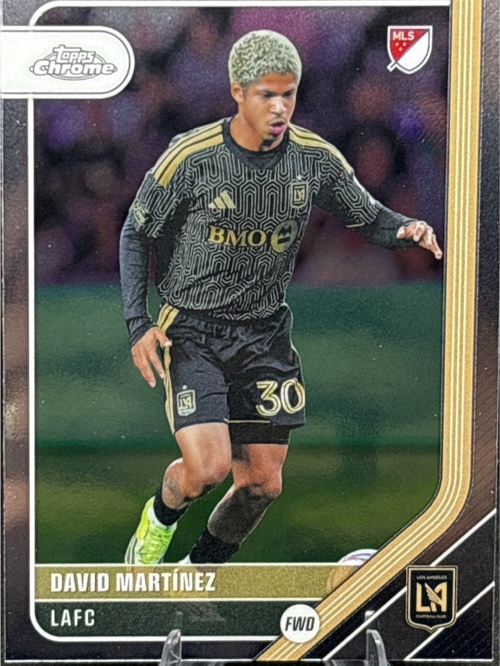 Topps Chrome LAFC David Martinez Soccer Trading Card